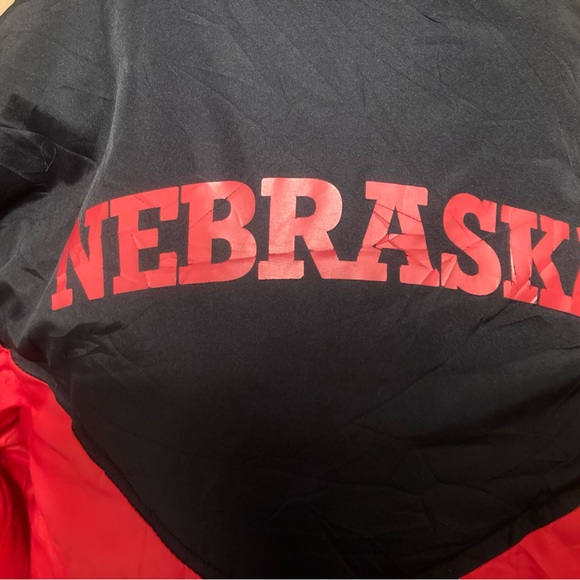 NWT Nebraska Cornhuskers Kids YOUTH XXL 18/20 Red winter jacket coat full zip - Picture 3 of 5
